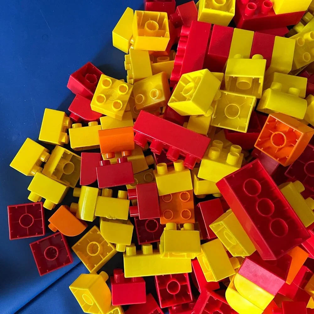 Megablocks red and yellow collection